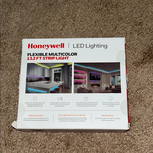 NWT Honeywell Multicolor LED Strip Light - Picture 2 of 3